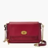 Fossil Gabriella Small Flap Crossbody Red
