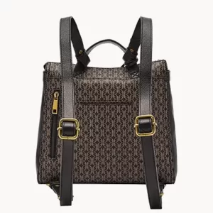 Fossil Elina Small Convertible Backpack Black