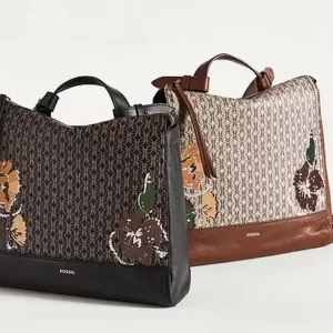 Fossil Elina Small Convertible Backpack Black