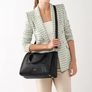 Fossil Parker Satchel Black