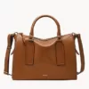 Fossil Parker Satchel Brown