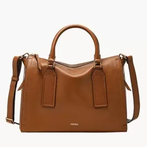 Fossil Parker Satchel Brown