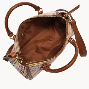 Fossil Parker Satchel Colorfull Stripe