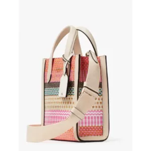 Kate Spade Manhattan Striped Mini Tote Pink Multi