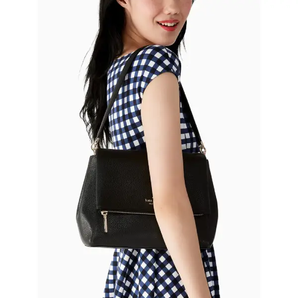 Kate_spade_Leila_Medium_Flap_Shoulder_K6029_main_sultanstore_1 Kate Spade Leila Medium Flap Shoulder Bag Black