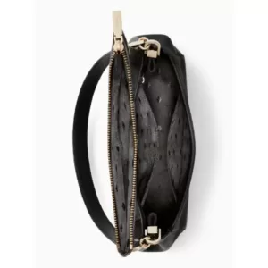Kate Spade Leila Medium Flap Shoulder Bag Black