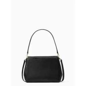 Kate Spade Leila Medium Flap Shoulder Bag Black