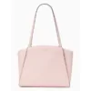 Kate Spade Brim Pebbled Leather Laptop Tote Chalk Pink