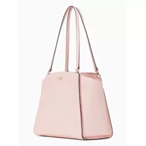 Kate Spade Brim Pebbled Leather Laptop Tote Chalk Pink