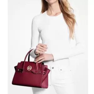 Michael Kors Carmen Medium Flap Satchel Mulberry