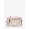 Michael Kors Jet Set Large Logo Crossbody Bag Powder Blush