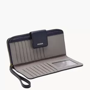 Fossil Madison Zip Clutch Insignia Blue