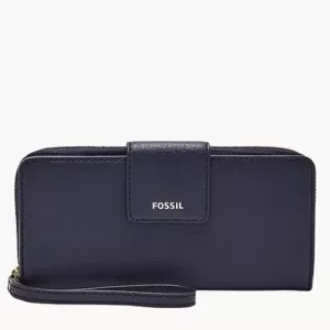 Fossil Madison Zip Clutch Insignia Blue