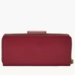 Fossil Madison Zip Clutch Red Velvet