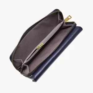 Fossil Jori RFID Flap Clutch Insignia Blue