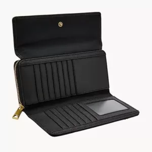 Fossil Jori RFID Flap Clutch Black