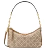 Tory Burch 85137 T Monogram Jacquard Studio Hazelnut