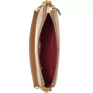 Tory Burch 85137 T Monogram Jacquard Studio Hazelnut