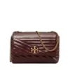 Tory Burch Kira Chevron Glazed Mini Bag Fig
