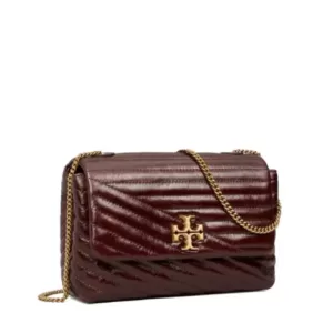 Tory Burch Kira Chevron Glazed Mini Bag Fig