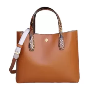 Tory burch blake mixed material small tote
