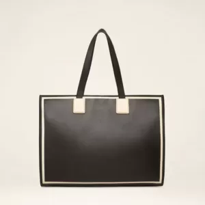 Bally Crystalia Leather Tote In Black