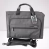 Tumi Slim Deluxe Portfolio Charcoal