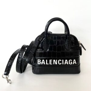 Balenciaga Ville XXS Croco Black