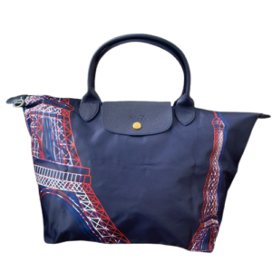 Longchamp Le Pliage Eiffel Tower Tote Bag MSH Navy