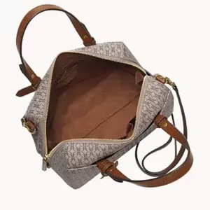 Fossil Rachel Satchel Taupe Tan