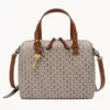 Fossil Rachel Satchel Taupe Tan