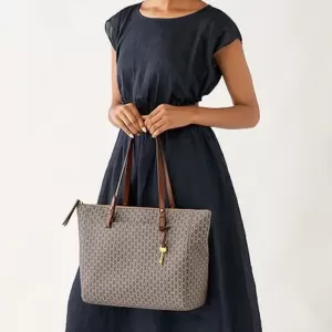 Fossil Rachel Tote Taupe Tan