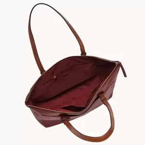 Fossil Rachel Tote Red Velvet