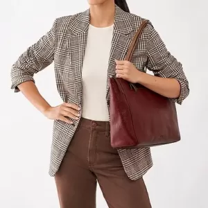 Fossil Rachel Tote Red Velvet