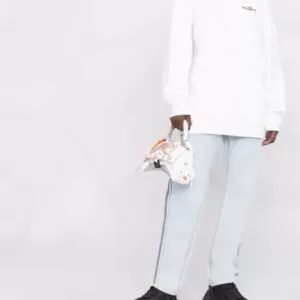 Balenciaga Small Sneakerhead Top-Handle Bag White