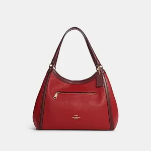 Coach Kristy Shoulder Bag In Colorblock Red Apple Multi