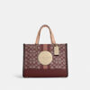 Coach Dempsey Carryall In Signature Jacquard With Stripe And Coach Patch