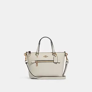 Coach Mini Gallery Crossbody Chalk