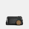 Coach Holden Crossbody In Signature Canvas Charcoal Black Multi