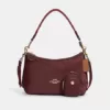 Coach Ellis Shoulder Bag Wine Multi