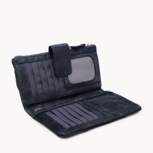 Fossil Emory Clutch Midnight Navy