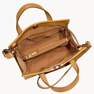 Fossil Kingston Satchel Sand