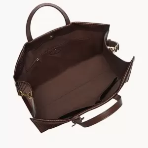 Fossil Carmen Tote Espresso Dark Brown