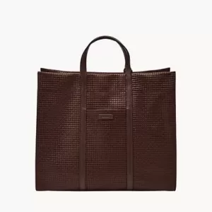 Fossil Carmen Tote Espresso Dark Brown