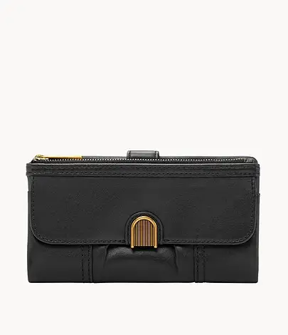 Fossil Cora Clutch Black