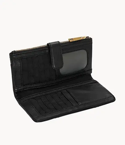Fossil Cora Clutch Black