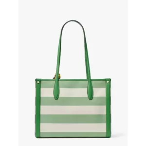 kate spade Market Cabana Canvas Medium Tote Green Multi