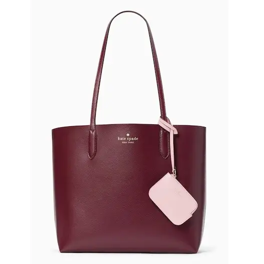 Kate Spade Ava Reversible Tote Deep Berry