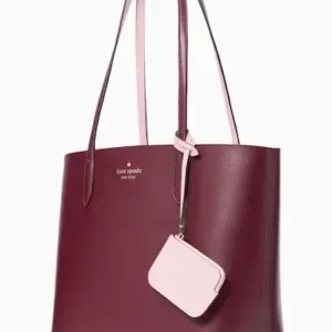 Kate Spade Ava Reversible Tote Deep Berry