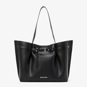 Micharl Kors Emilia Large EW Leather Tote Black